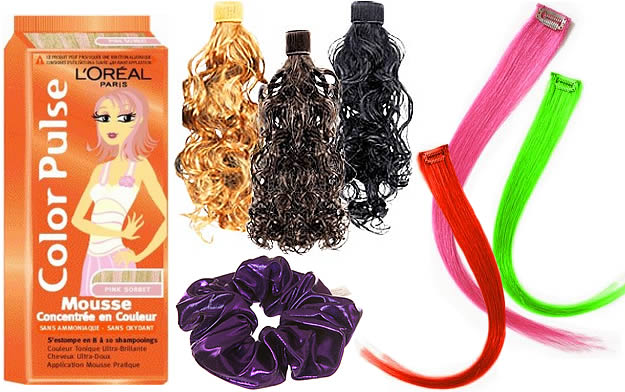 cheveux années 90