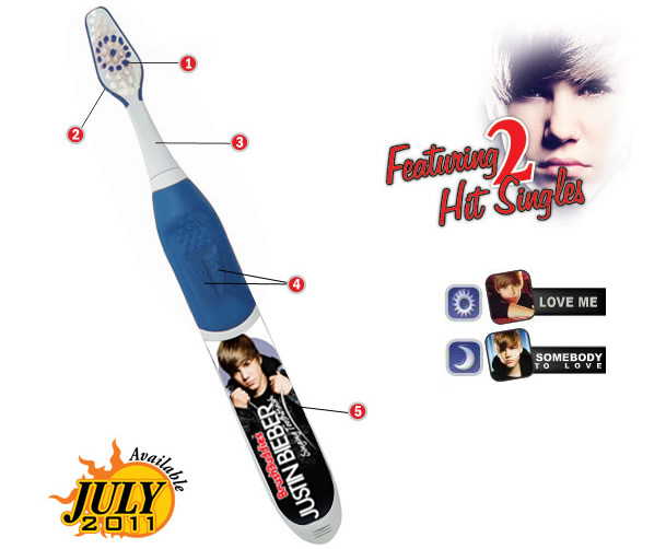 brosse à dents justin bieber