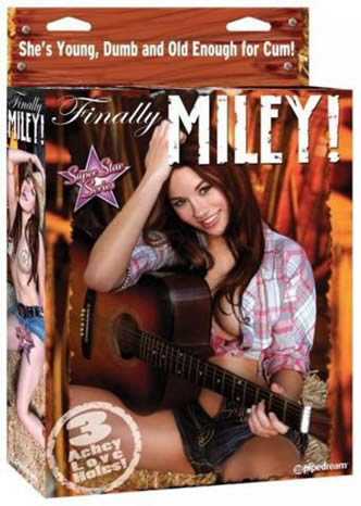 finally miley poupée gonflable
