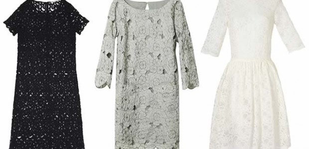 robe-dentelle-printemps-ete-2011 3 Suisses 99€ - H&M 49.95€ (disponible en février) - Etam prix n.c.