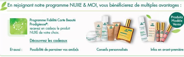 carte nuxe carte nuxe