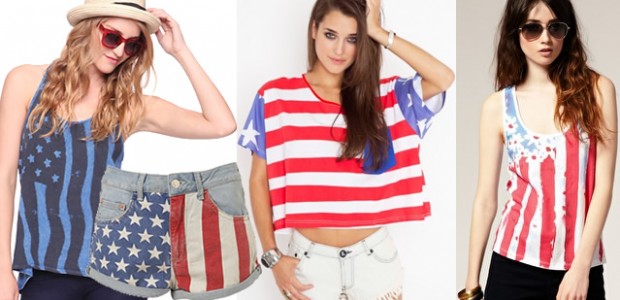 american flag1 De g. à dr. : Forever21 14.75€ - Topshop 34£ - Nastygal 50$ - Asos 12.82€