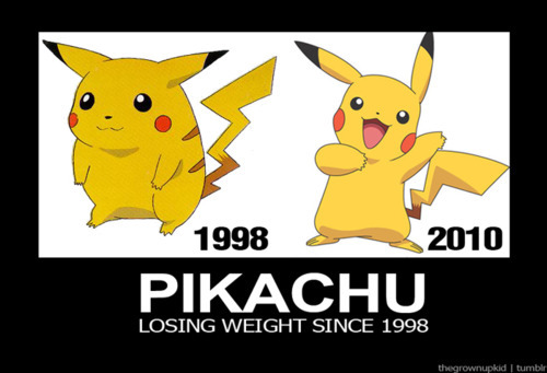 PIKACHU - perd du poids depuis 1998