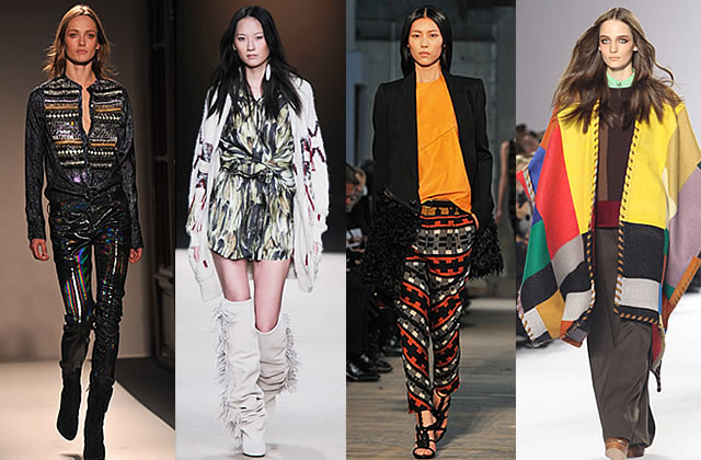 AMÉRINDIENS : Balmain, Isabel Marant, Proenza Schouler, Chloé