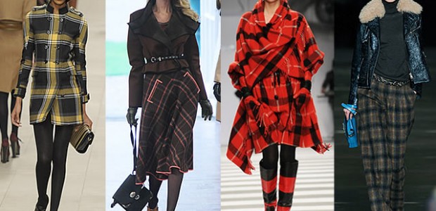 Tartan-burberryprorsum-alexismabille-jcdc-etro TARTAN : Burberry Prorsum, Alexis Mabille, Jean-Charles de Castelbajac, Etro