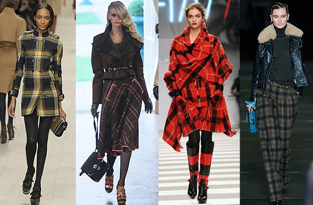 TARTAN : Burberry Prorsum, Alexis Mabille, Jean-Charles de Castelbajac, Etro