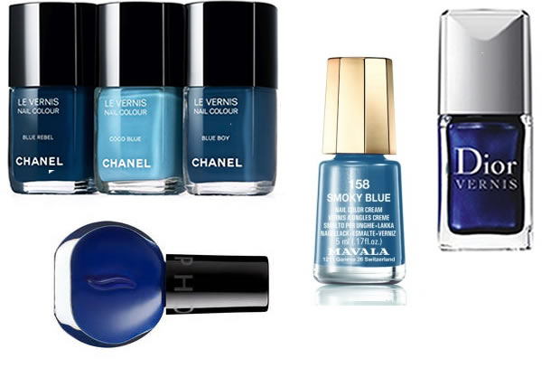 vernis bleus