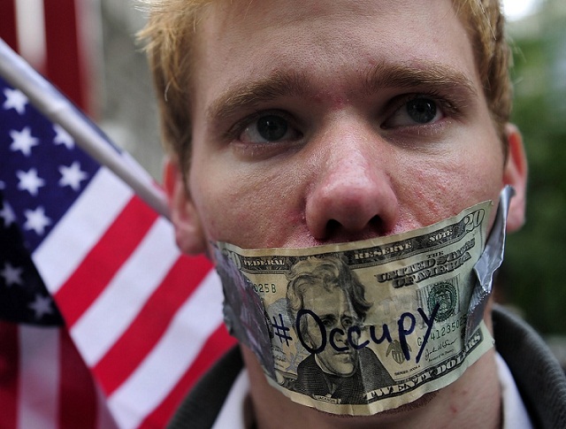 Image: Occupy Wall Street demonstrator