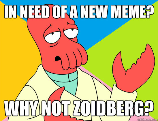 "Besoin d'un nouveau mème ? Et pourquoi pas Zoidberg ?