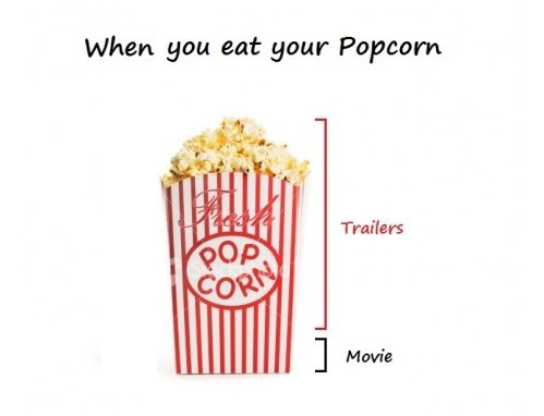 Quand tu manges du popcorn = bande-annonces / film