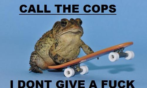 goahead Appelle la police - Je m'en contrefous