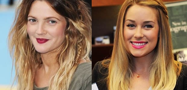 ombre-hair l'ombré hair se marie très bien avec le rouge à lèvres qui se voit