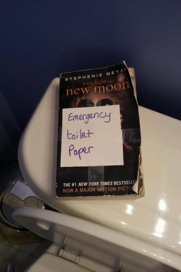 PAPIER TOILETTE D'URGENCE