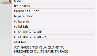 youtalkingtome Petite discussion alternative à propos de la voiture du monsieur.