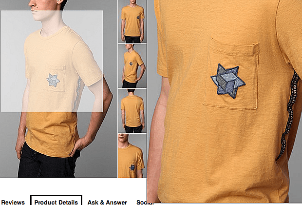t shirt juif urban outfitters