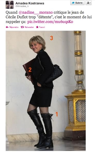 nadine morano cuissardes ronds de cuir