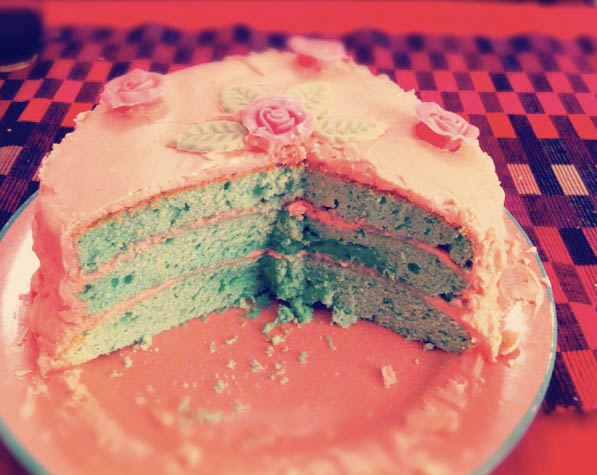 gâteau glaçage rose recette