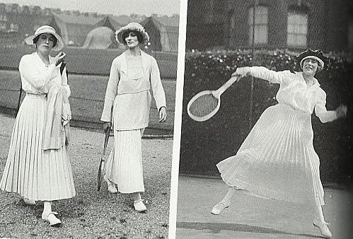 Petit historique de la mode f minine au tennis