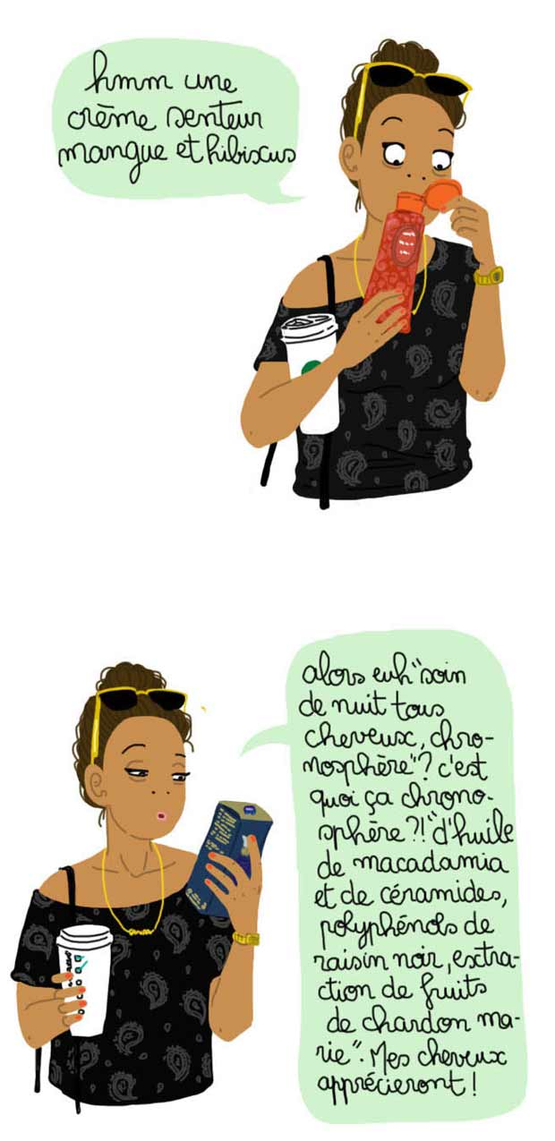 sanaa_k_2 sanaa k vendeuses parfumerie cheveux