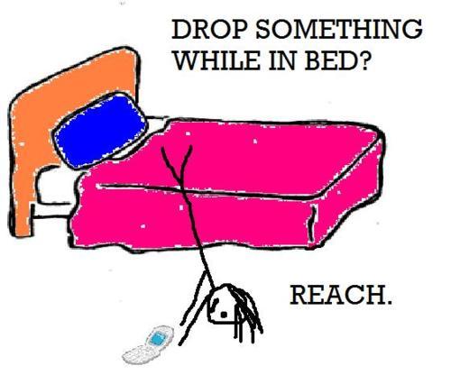 020712-19 Tu as fait tomber un truc tandis que tu étais dans le lit ?