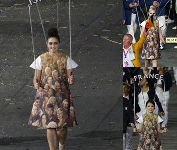 Femme-tete Nous sommes des millions. Nous envahissons vos robes.