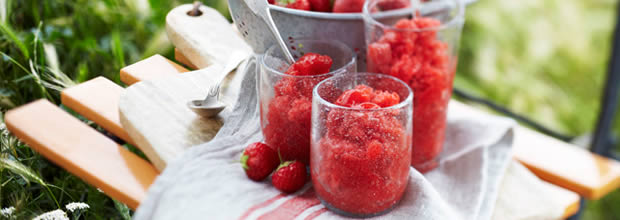 recette granité fraise