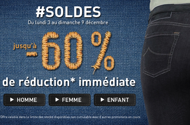 Solde jean discount