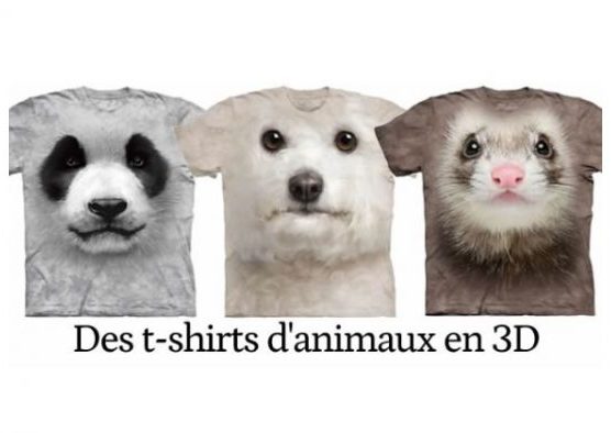 t-shirts-3d-animaux
