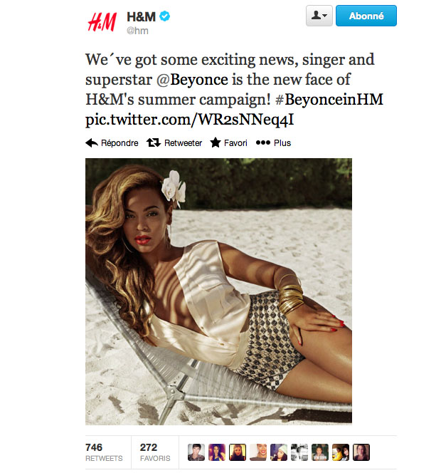 Beyoncé twitt