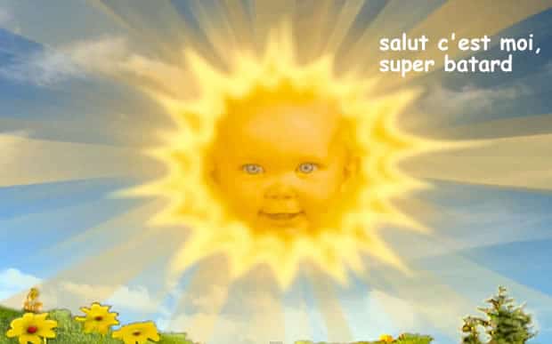 allergie soleil teletubbies