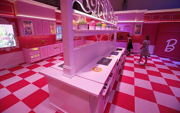 L’intérieur de la maison Barbie