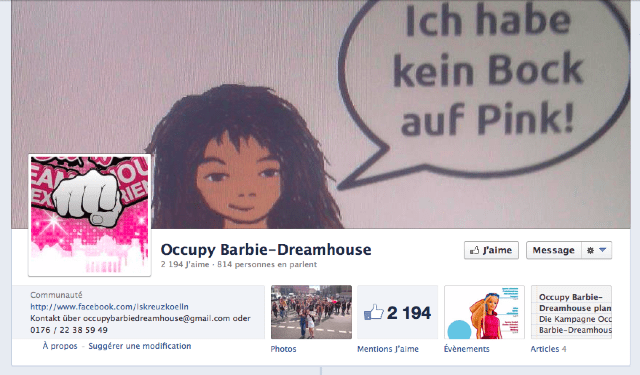 Occupy Dreamhouse Barbie