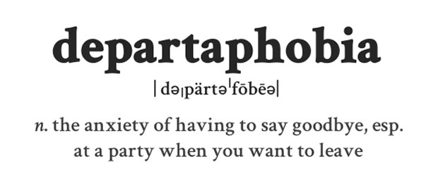 departaphobia
