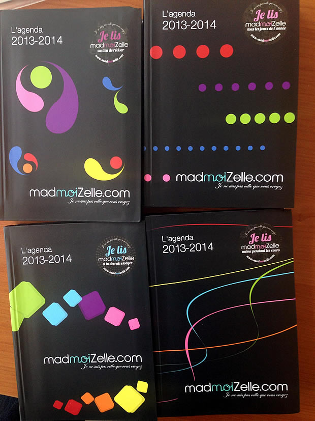 agendas-madmoizelle-2013-covers
