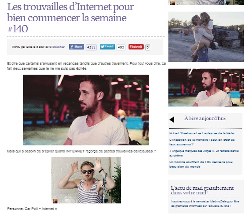 trouvailles ryan gosling