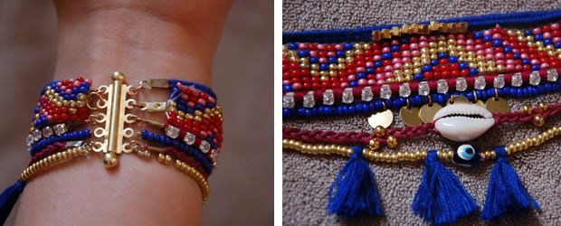 bracelet manchette hipanema diy