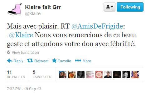 tweet zamis frigide