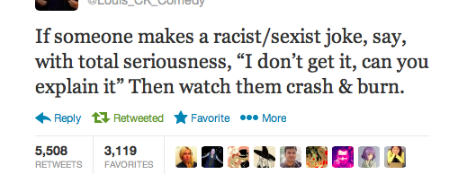 Louis CK Comedy tweet racist joke Louis CK Comedy tweet racist joke