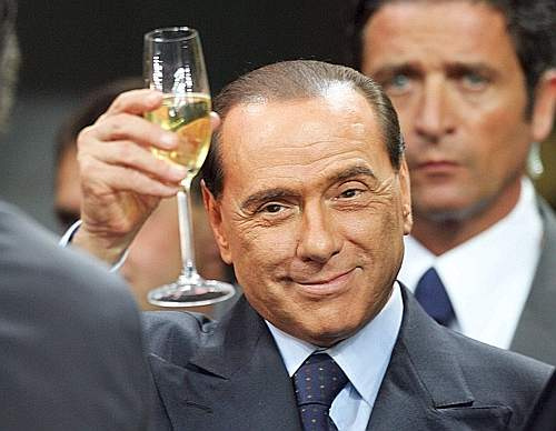 champagne silvio berlusconi