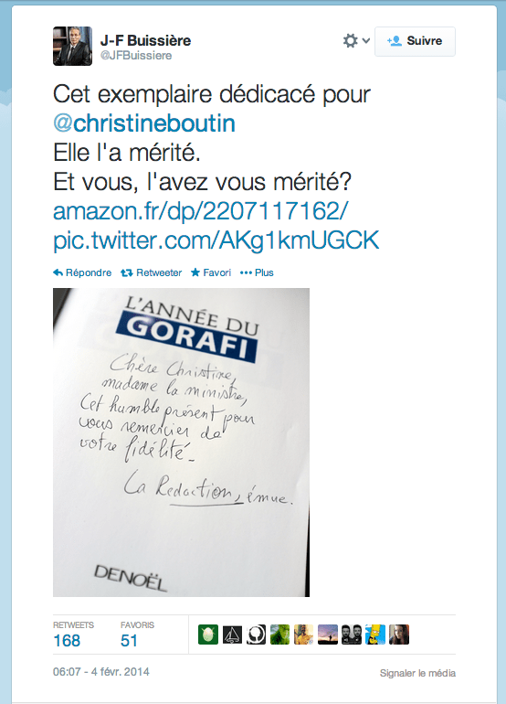 gorafi christine boutin