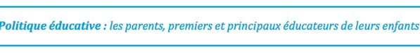 politique educative politique educative