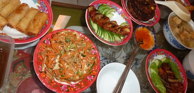 repas-vegetarien-ancetres-vietnam repas-vegetarien-ancetres-vietnam