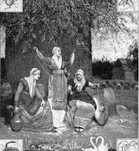 valkyries-nornes Nornes au pied Yggdrasil Hansen