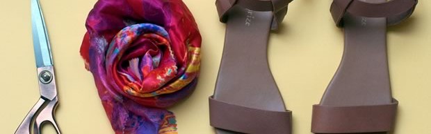 chaussure foulard
