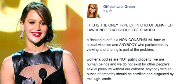 laci green jennifer lawrence