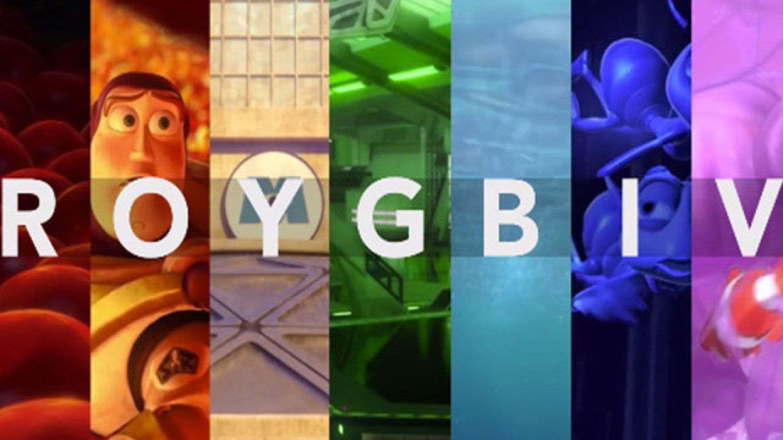 Les couleurs de Pixar mises en avant dans « ROYGBIV » - Madmoizelle