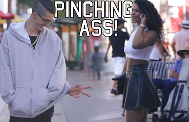 sam pepper pinching ass