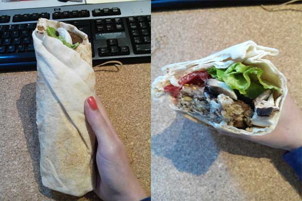 recette lunchbox wrap