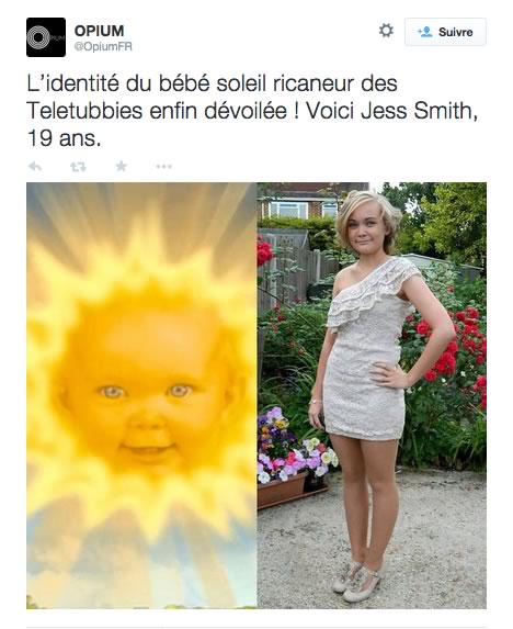 L Identite Du Bebe Soleil Des Teletubbies Devoilee Et Elle A 19 Ans