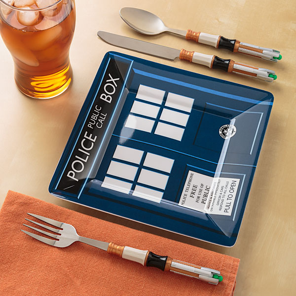dr who cutlery set